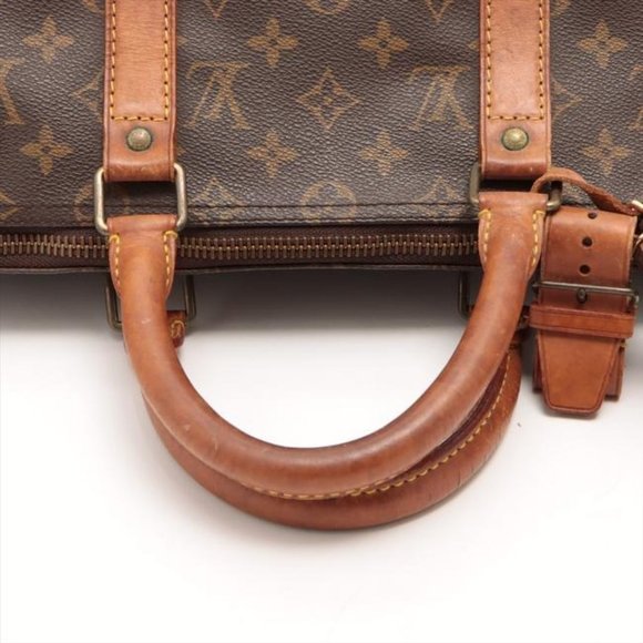 AUTHENTIC  Louis Vuitton Keepall 50 with Lock - Picture 6 of 9